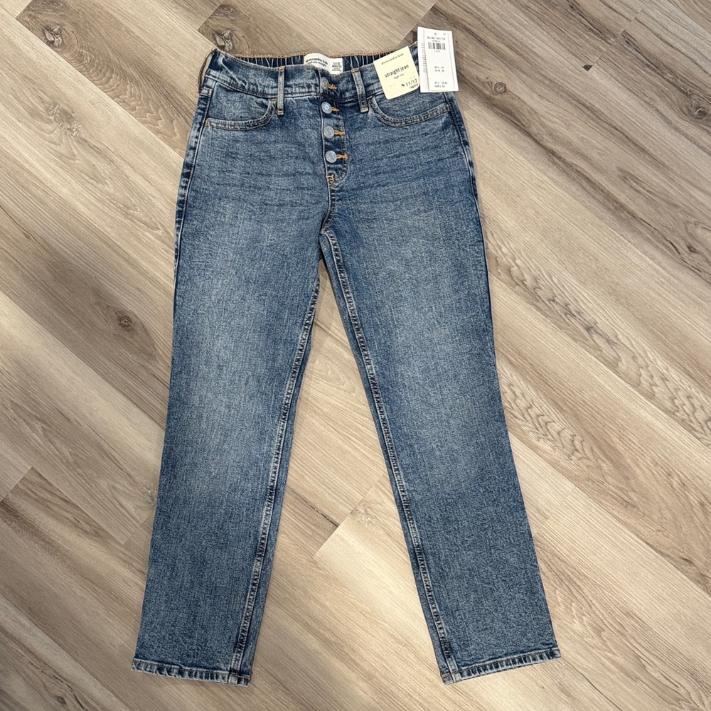 Abercrombie Kids Blue Straight Leg Jeans